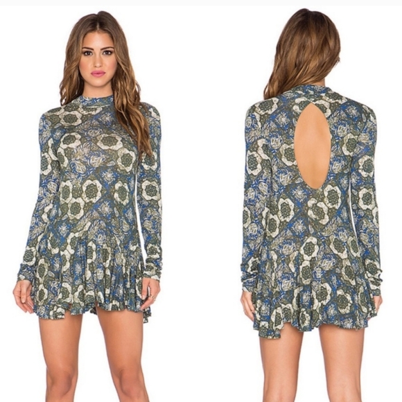 Free People Annabelle Printed Tunic or Mini Dress - Picture 1 of 10